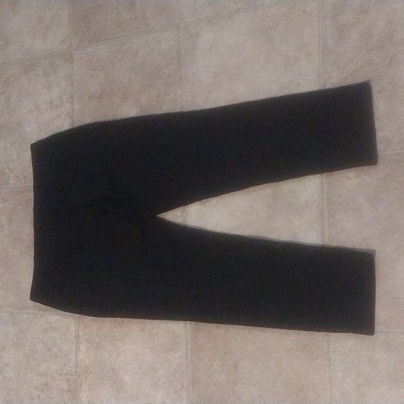 EILEEN FISHER Black Italian Fabric Pull On/Elastic Waist Pant Size M - Picture 4 of 8